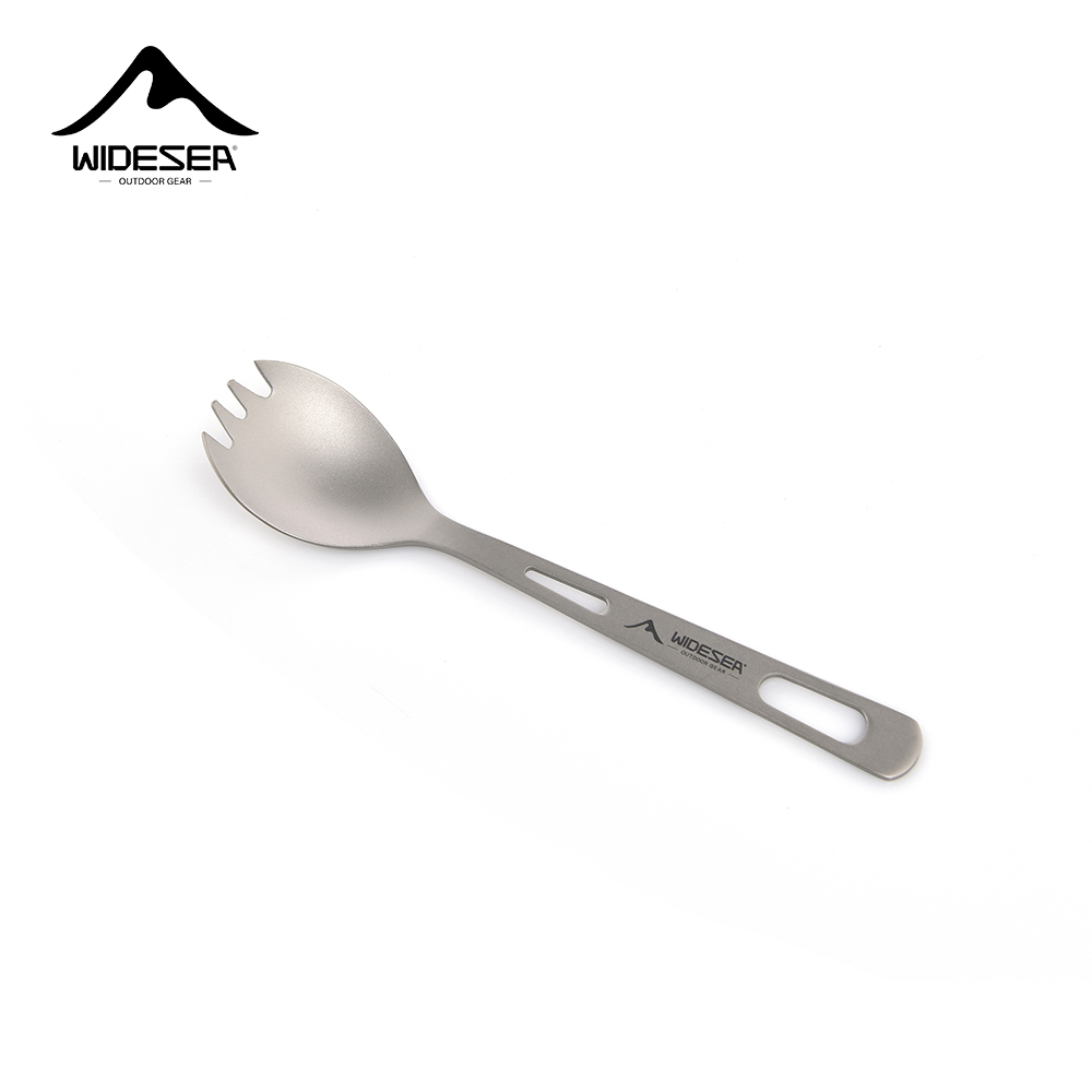 Camping Cooking Survival - Widesea Camping Cooking Set Spork Titanium
