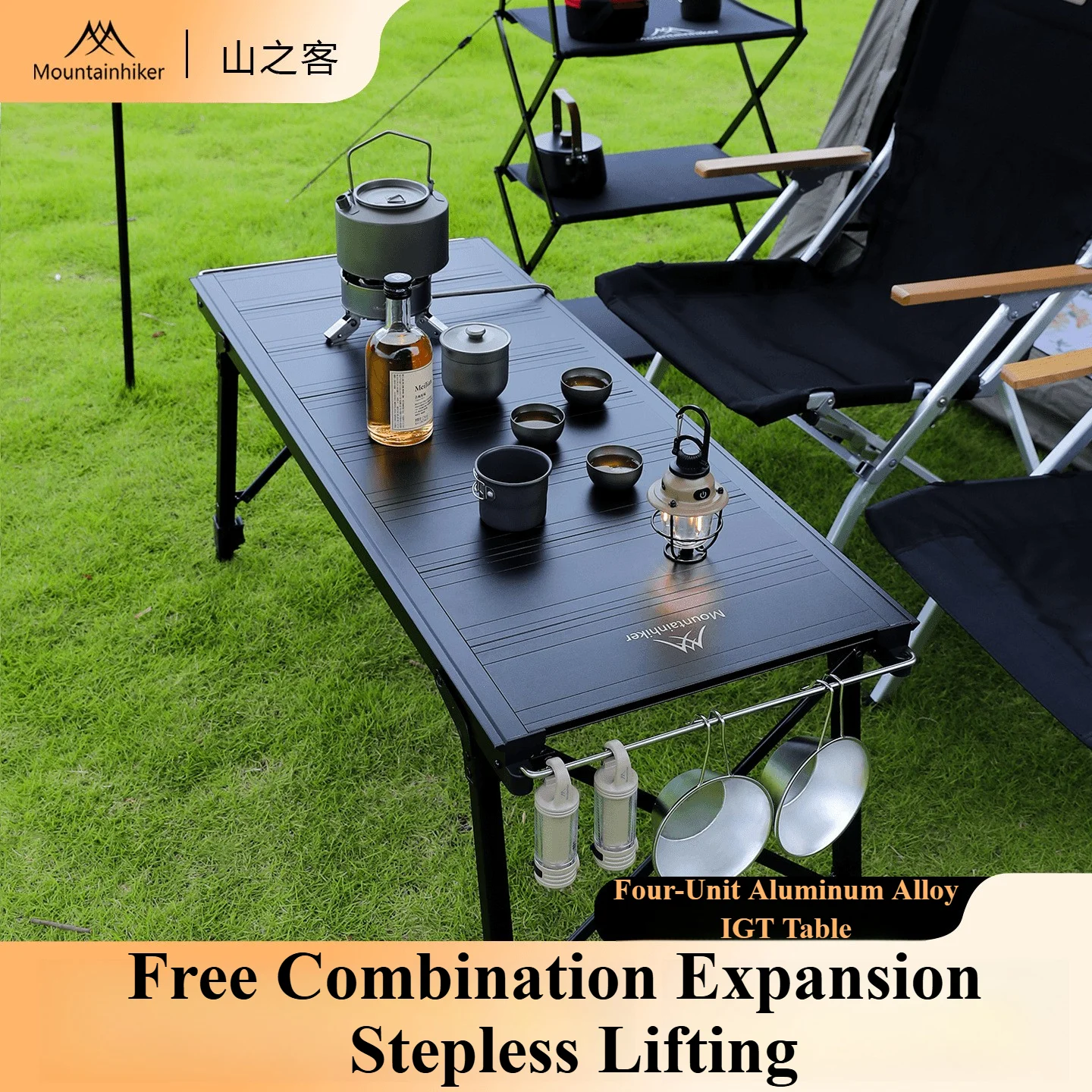 Camping Cooking Fire - Mountainhiker Camping Folding Lift Removable Multi