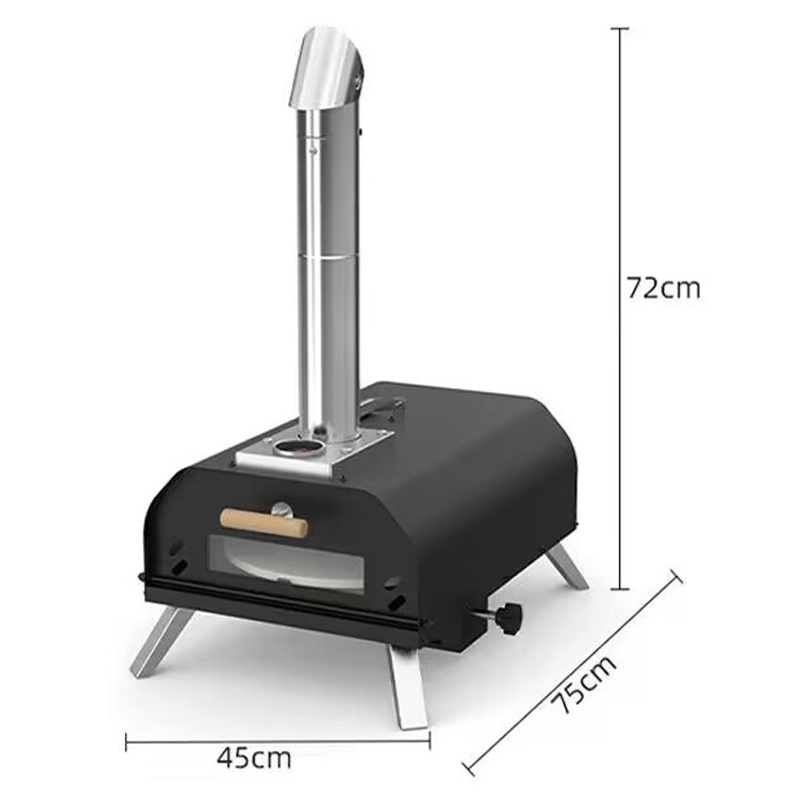 Camping Cooking Electric - 11/12/13inch Outdoor Oven Charcoal Fired Maker