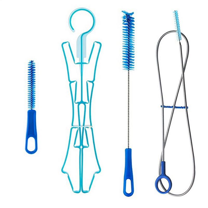 Camping Cooking Set With Bag - Water Hydration Bladder Cleaning Brush Kit