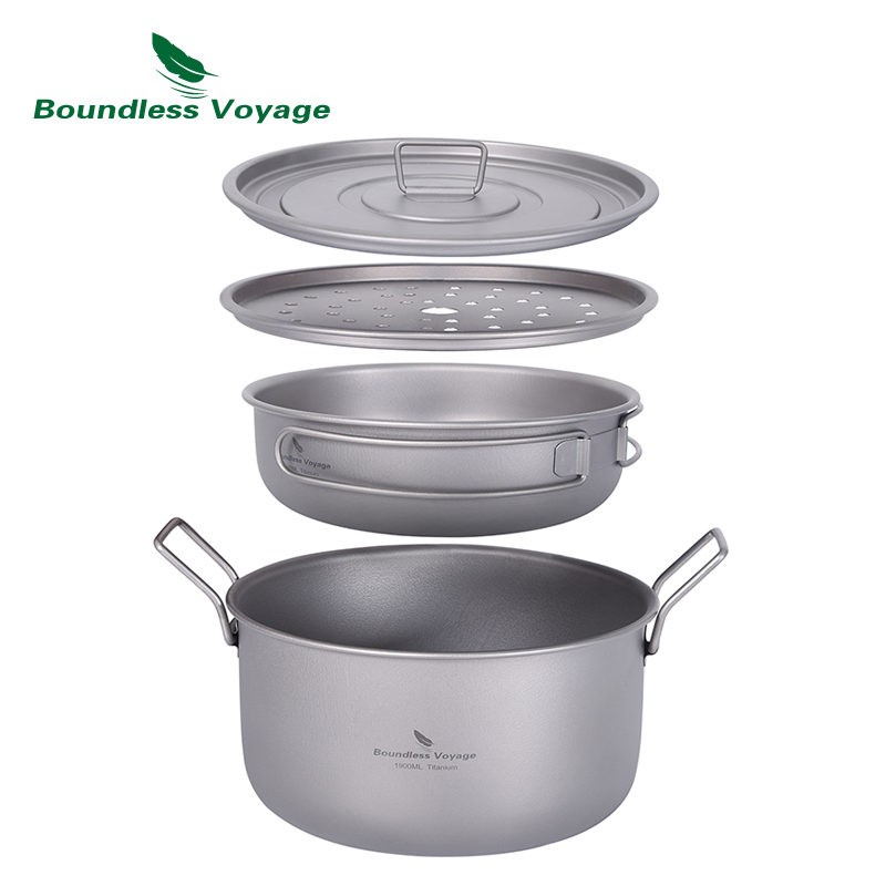 Camping Cooking Survival - Boundless Voyage Camping Cooking Pot Multifunctional