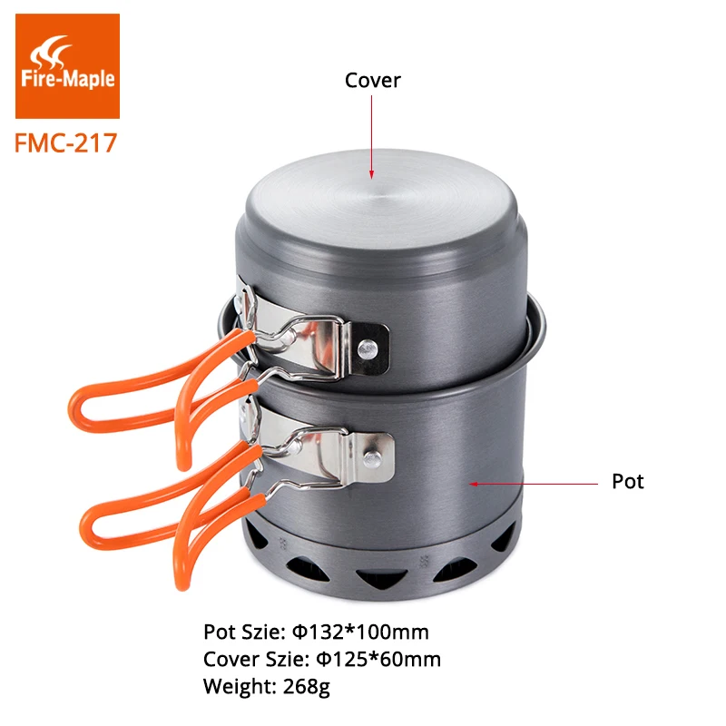Fire Maple Camping Cookware Se - огляд і ціна Camping Cooking Fire