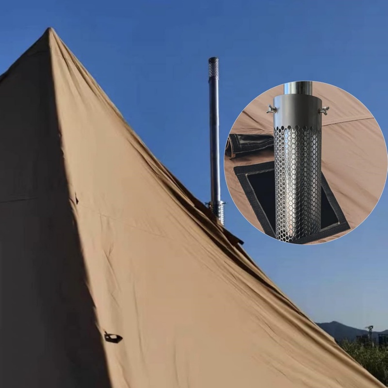 Camping Stove Pipe Stainless S - огляд і ціна Camping Cooking Wood Stove