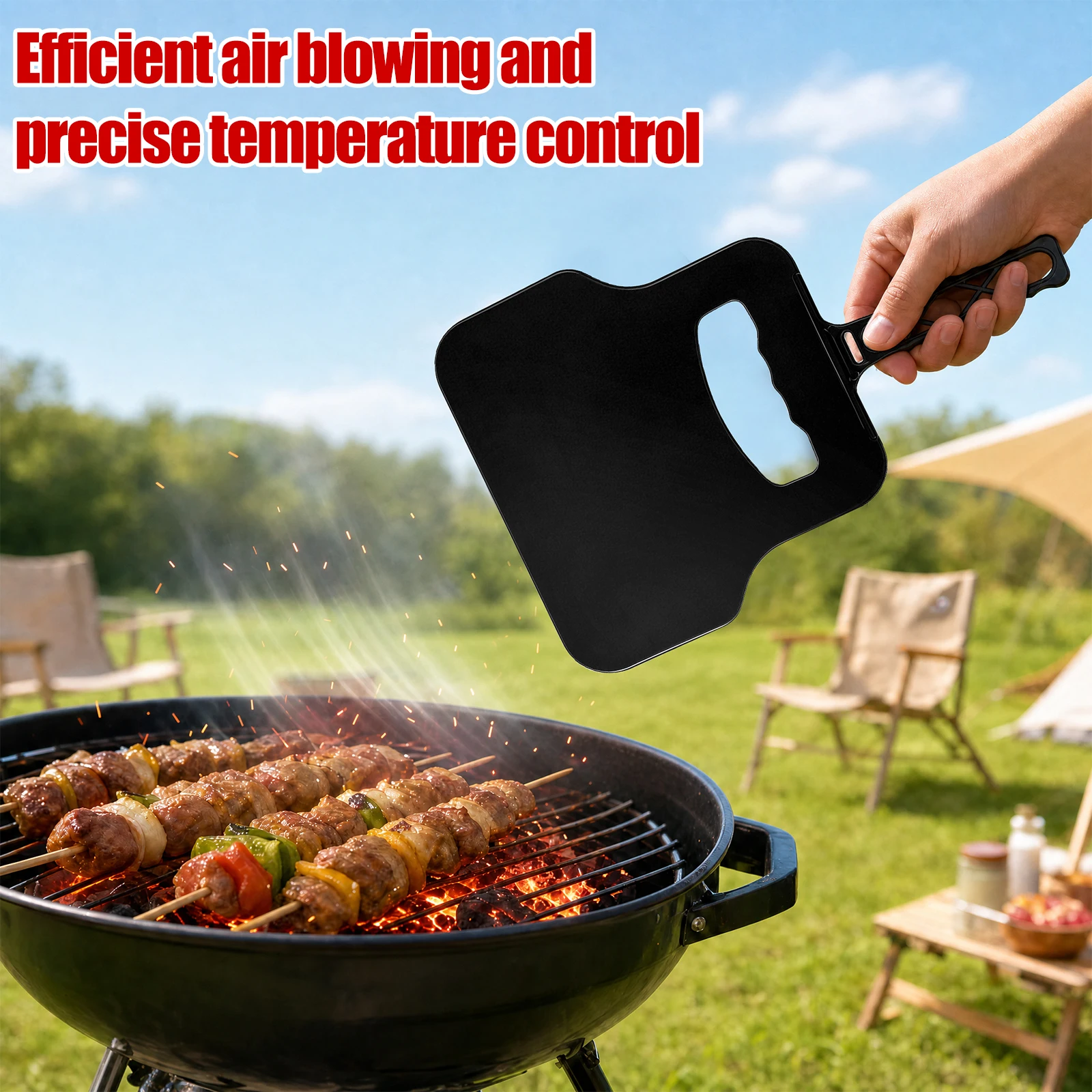 Manual Wind Maker Plastic Hand - огляд і ціна Camping Cooking Fire