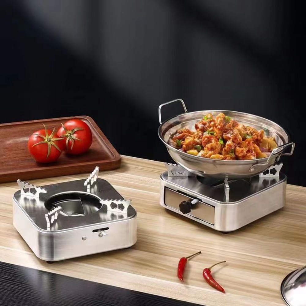 Portable Square Stainless Stee - огляд і ціна Camping Cooking Alcohol