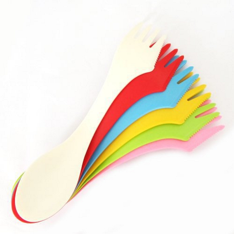 6PCS 3-in-1 Camp Utensils Set  - огляд і ціна Camp Spork Set