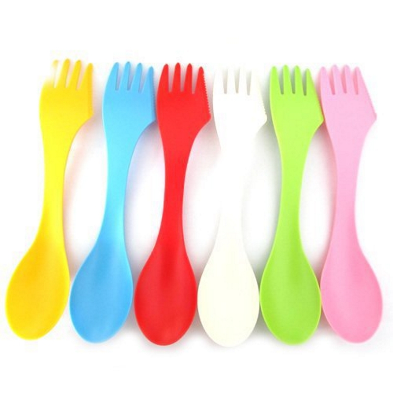 6PCS 3-in-1 Camp Utensils Set  - огляд і ціна Camp Spork Set