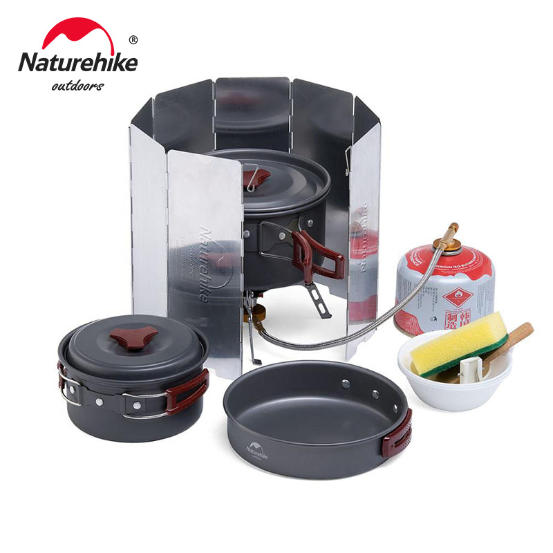 Naturehike Camping Pot Ultrali - огляд і ціна Camping Cooking Set Jetboil