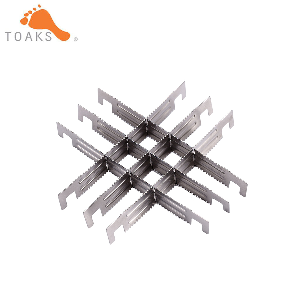 2/4/6pcs TOAKS Outdoor Titaniu - огляд і ціна Camping Cooking Wood Stove