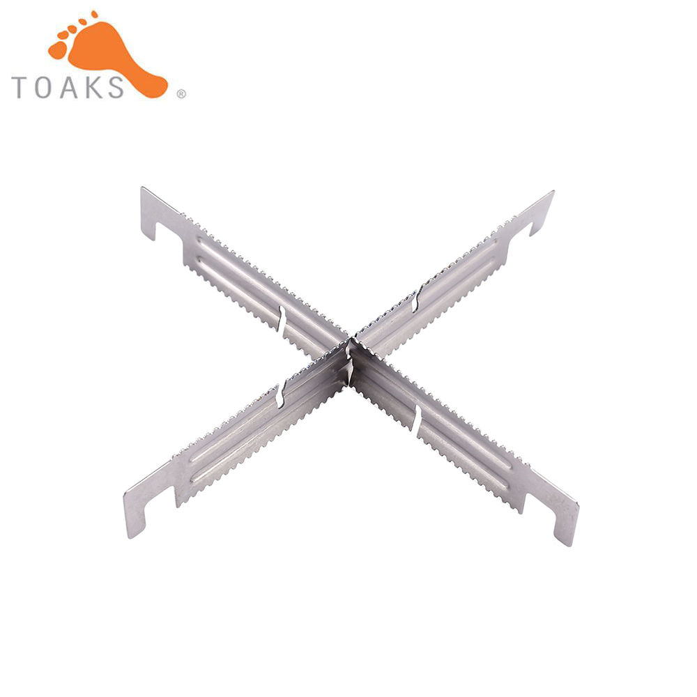 2/4/6pcs TOAKS Outdoor Titaniu - огляд і ціна Camping Cooking Wood Stove