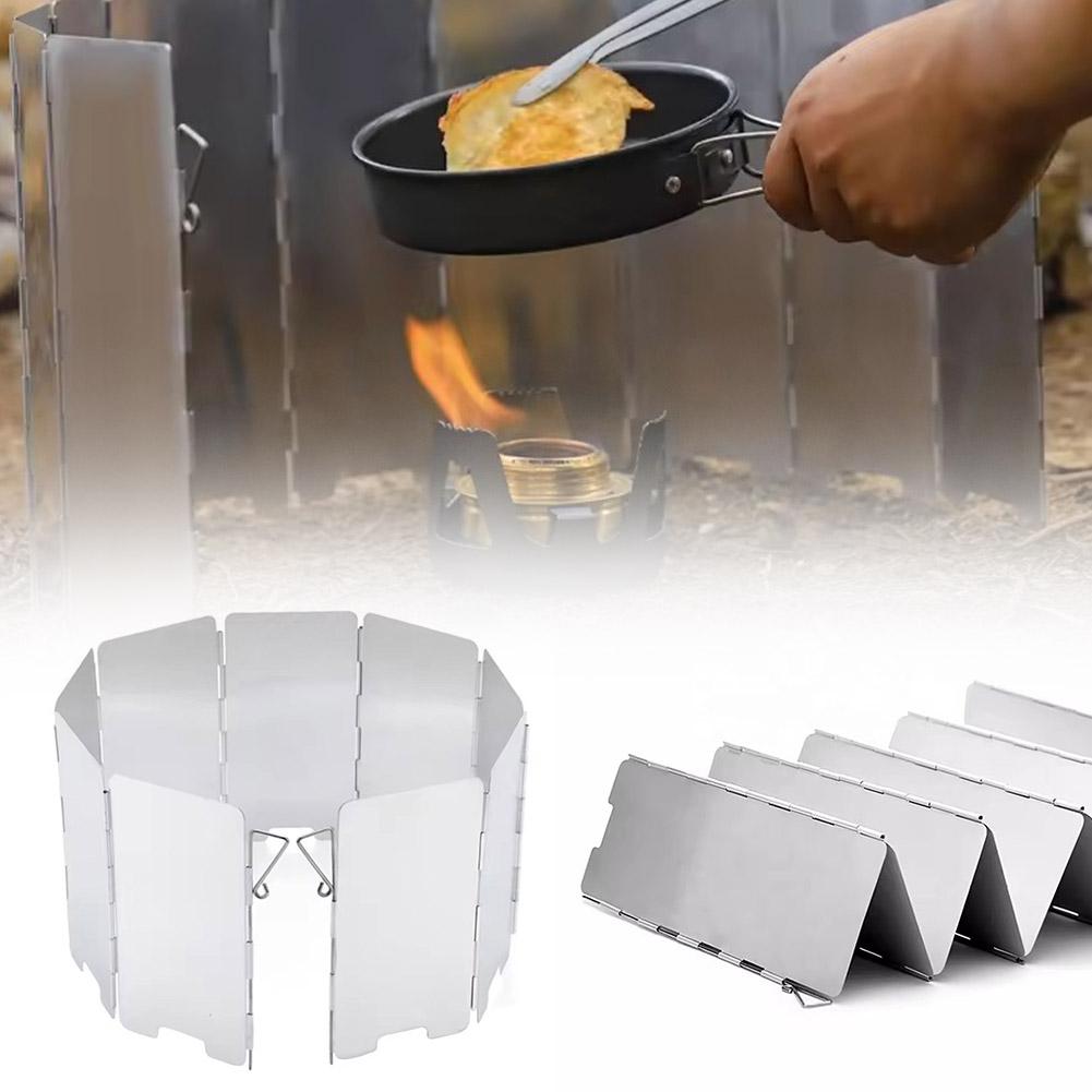 Outdoor Foldable Wind Shield C - огляд і ціна Camping Cooking Tripod
