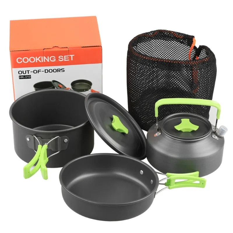 Camping Cooking Set, Outdoor K - огляд і ціна Camping Cooking Set With Bag