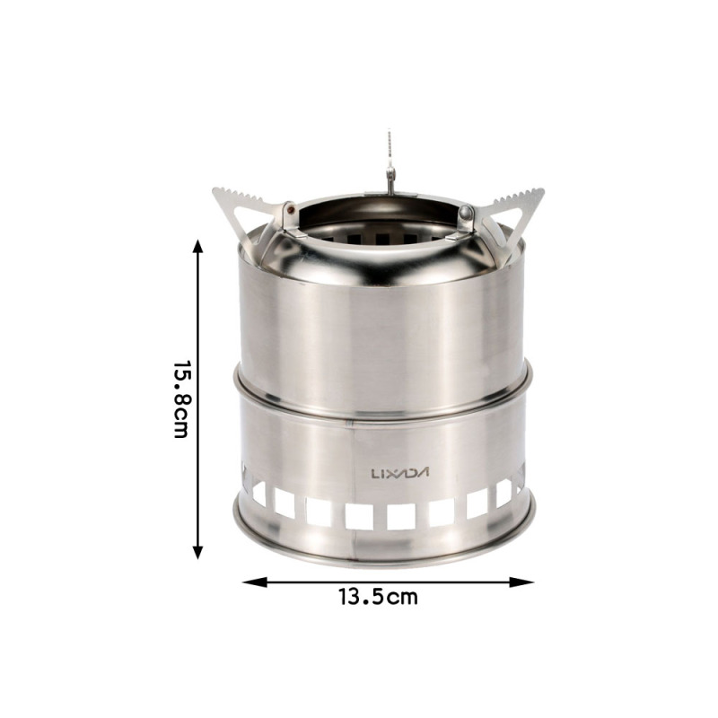 Lixada Stainless Steel Wood St - огляд і ціна Camping Cooking Alcohol