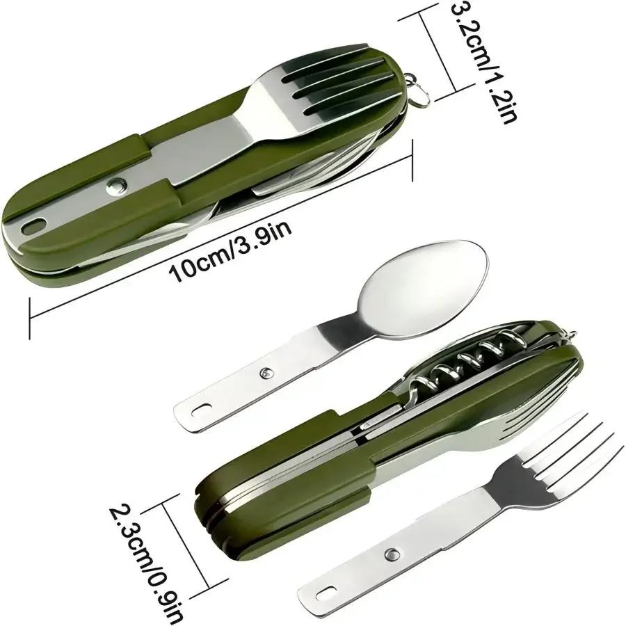 Camping Gear 5-in-1 Stainless  - огляд і ціна Camping Cooking Survival