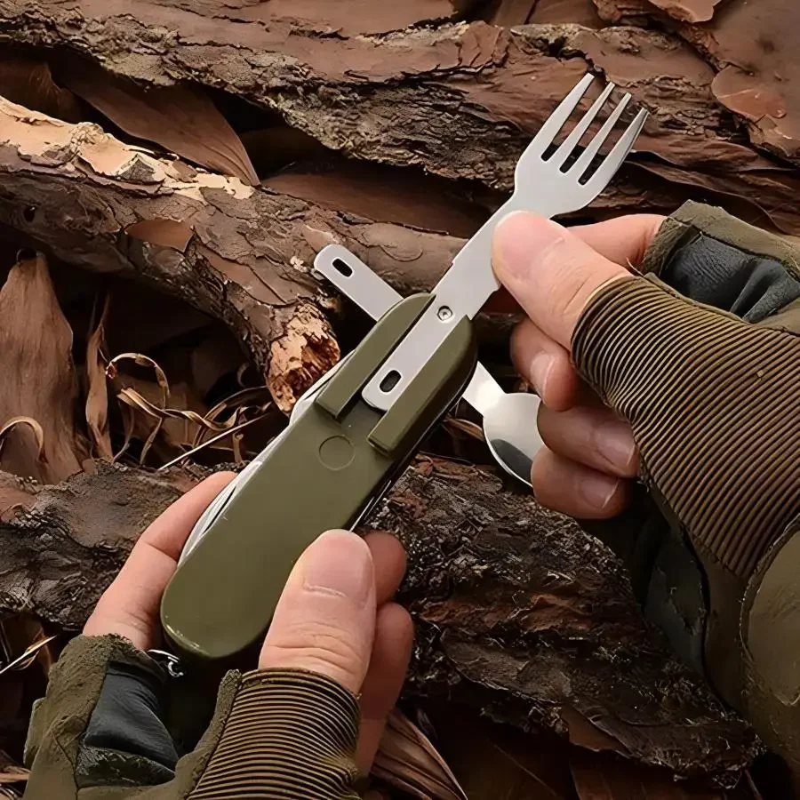 Camping Gear 5-in-1 Stainless  - огляд і ціна Camping Cooking Survival