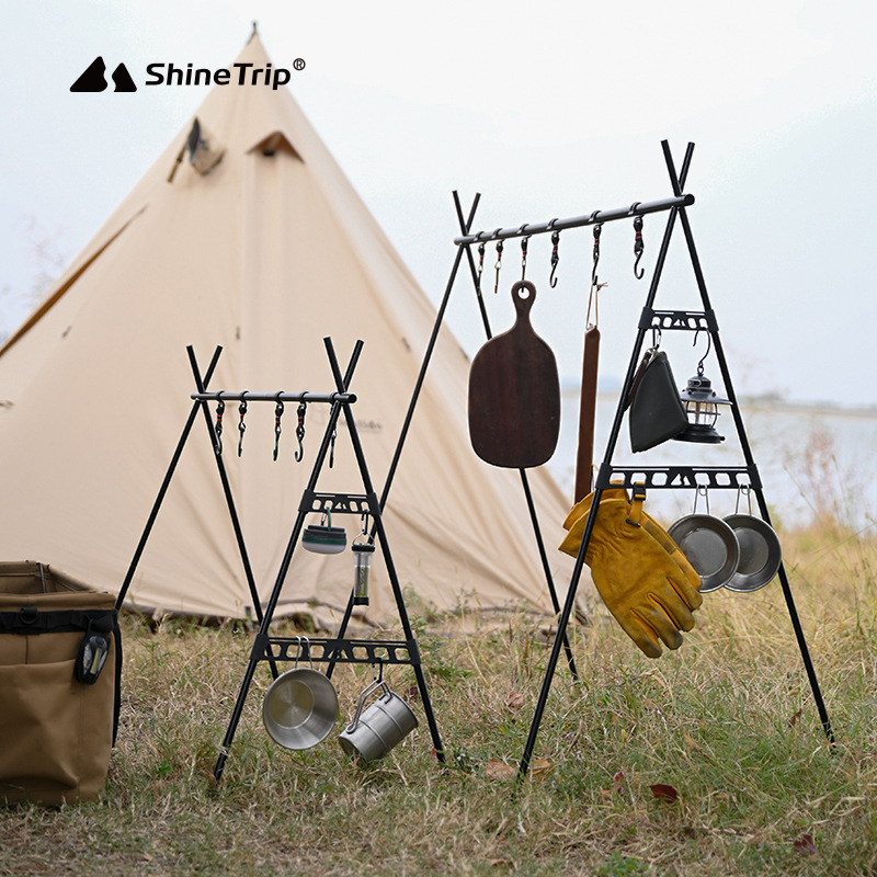 Shine Trip Outdoor Camping Tri - огляд і ціна Camping Cooking Tripod