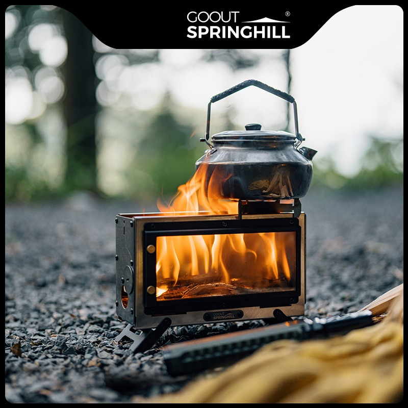Goout Springhill Wood Stove Po - огляд і ціна Camping Cooking Fire