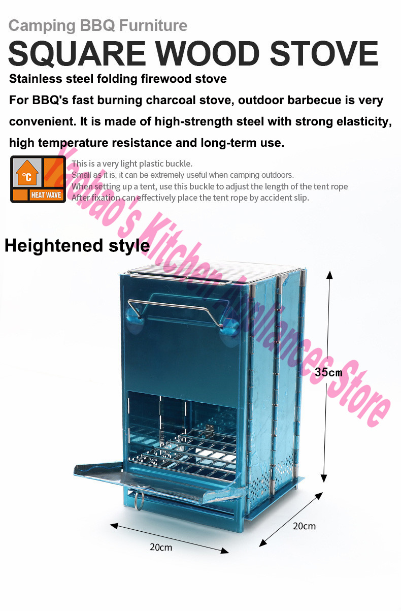 Wood Stove Outdoor Camping Equ - огляд і ціна Camping Cooking Wood Stove