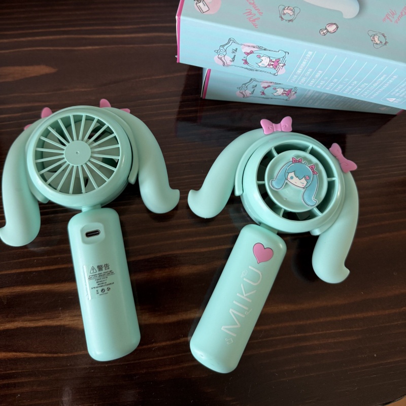 Hatsune Miku Mini Handheld Fan - огляд і ціна Camping Cooking Fire