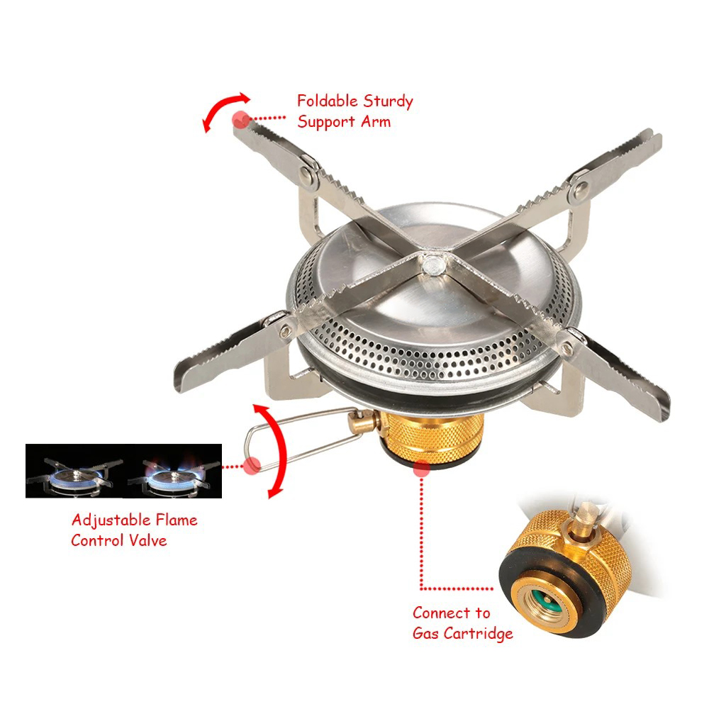Outdoor Camping Gas Stove Ultr - огляд і ціна Camping Cooking Wood Stove