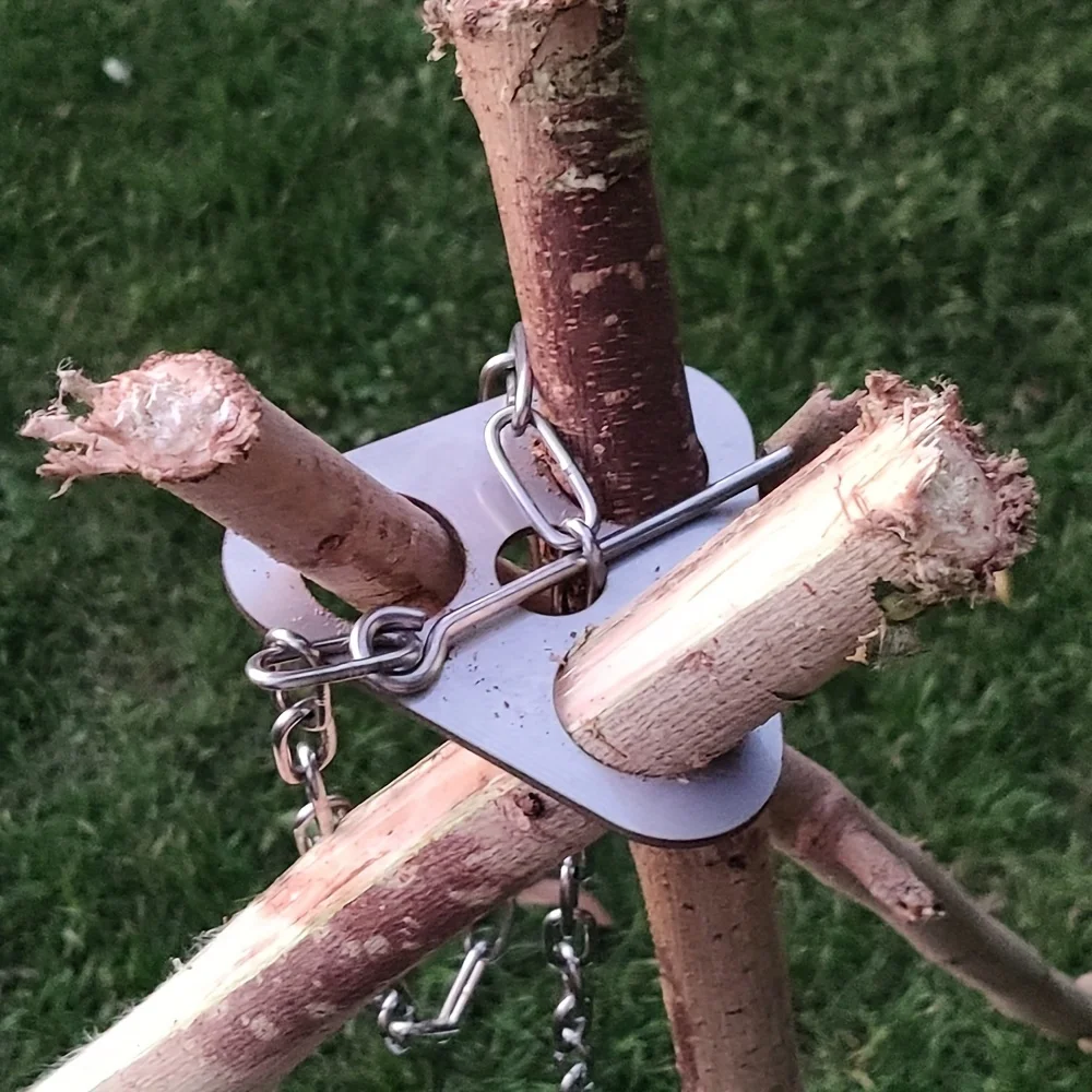 Outdoor BBQ Tripod Portable De - огляд і ціна Camping Cooking Tripod