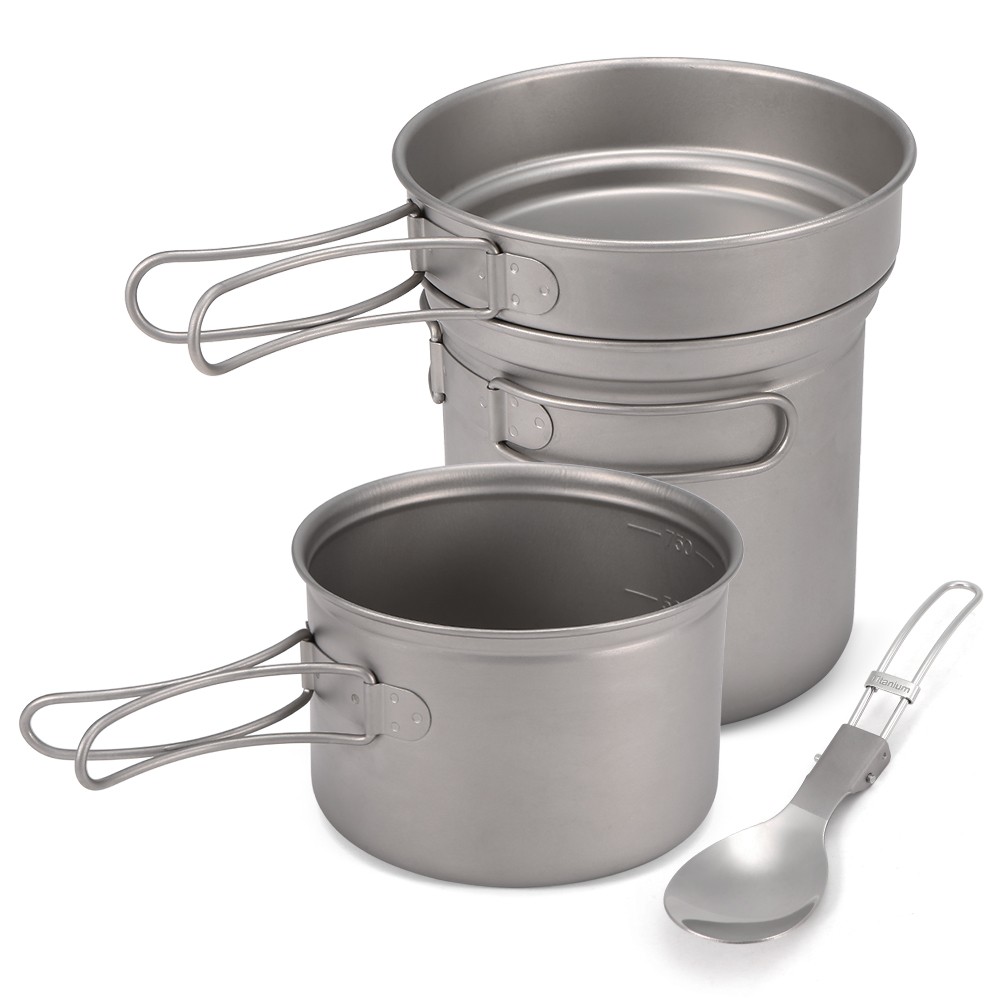 Ultralight 3pcs Titanium Campi - огляд і ціна Camp Spork Set