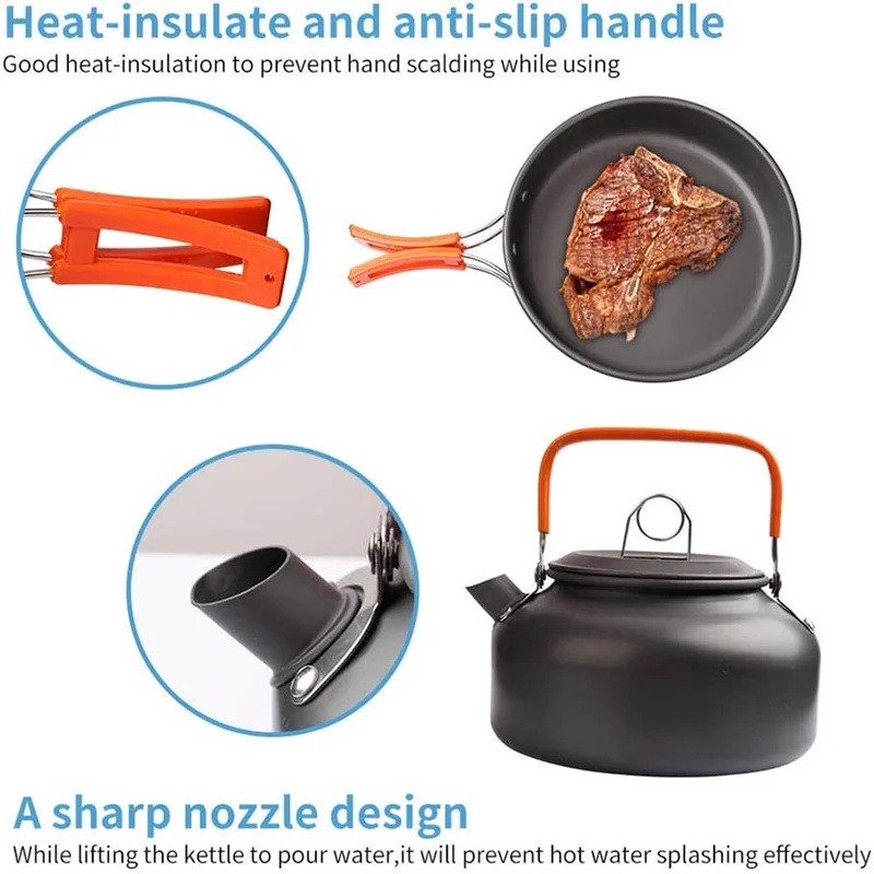 Camping Cooking set Camping Co - огляд і ціна Camping Cooking Set With Bag