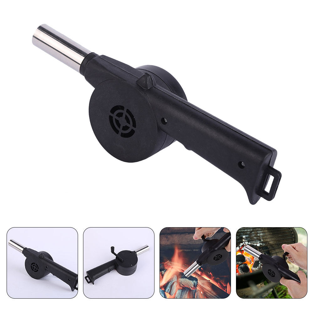 Manual Blower Black Hand Crank - огляд і ціна Camping Cooking Fire