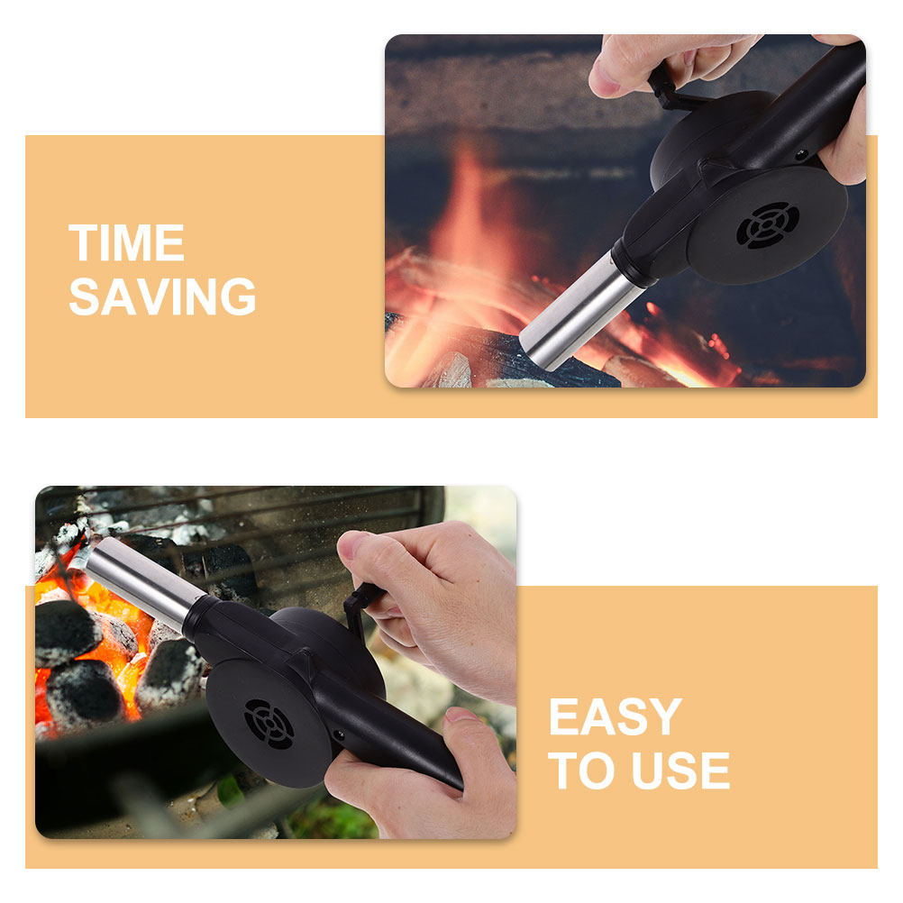 Manual Blower Black Hand Crank - огляд і ціна Camping Cooking Fire